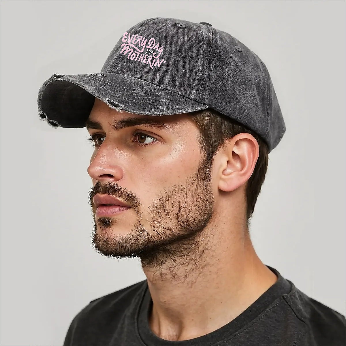 Everyday Mother In Unisex Adjustable Curved Brim Print Hole Cowboy Baseball Hat