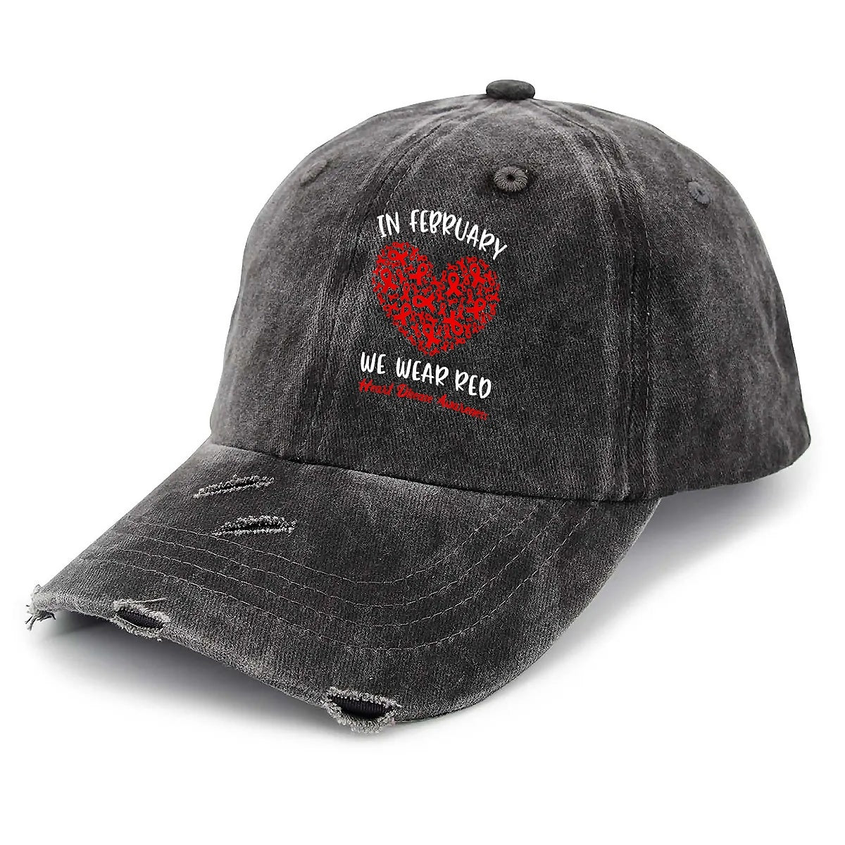 Emergency Unisex Adjustable Curved Brim Print Hole Cowboy Baseball Hat