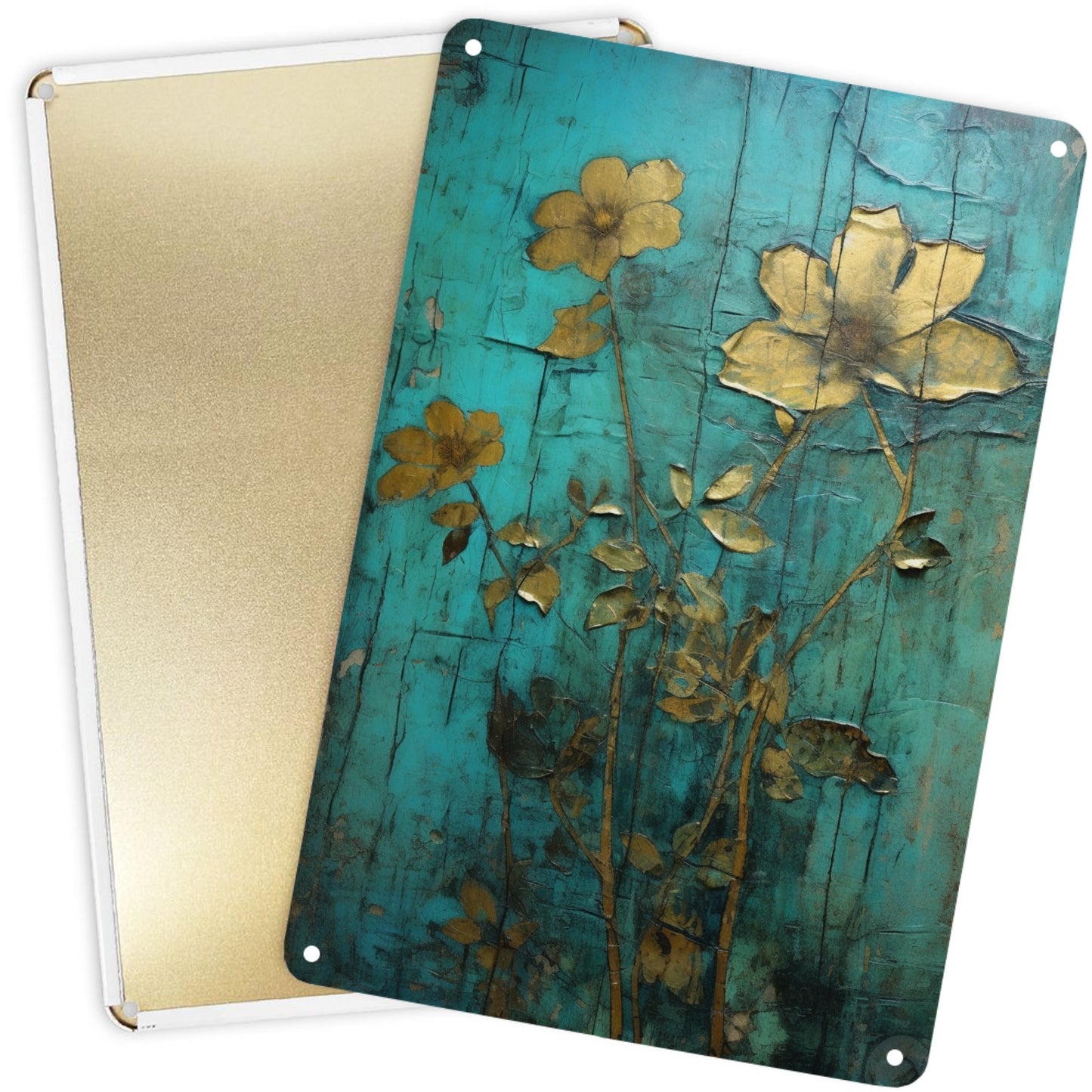 8"x12" Vintage Style Tin Painting - Durable, wear-resistant and rust-resistant, suitable for porch, garage, home, bar, club, farm, garden decoration, perfect gift