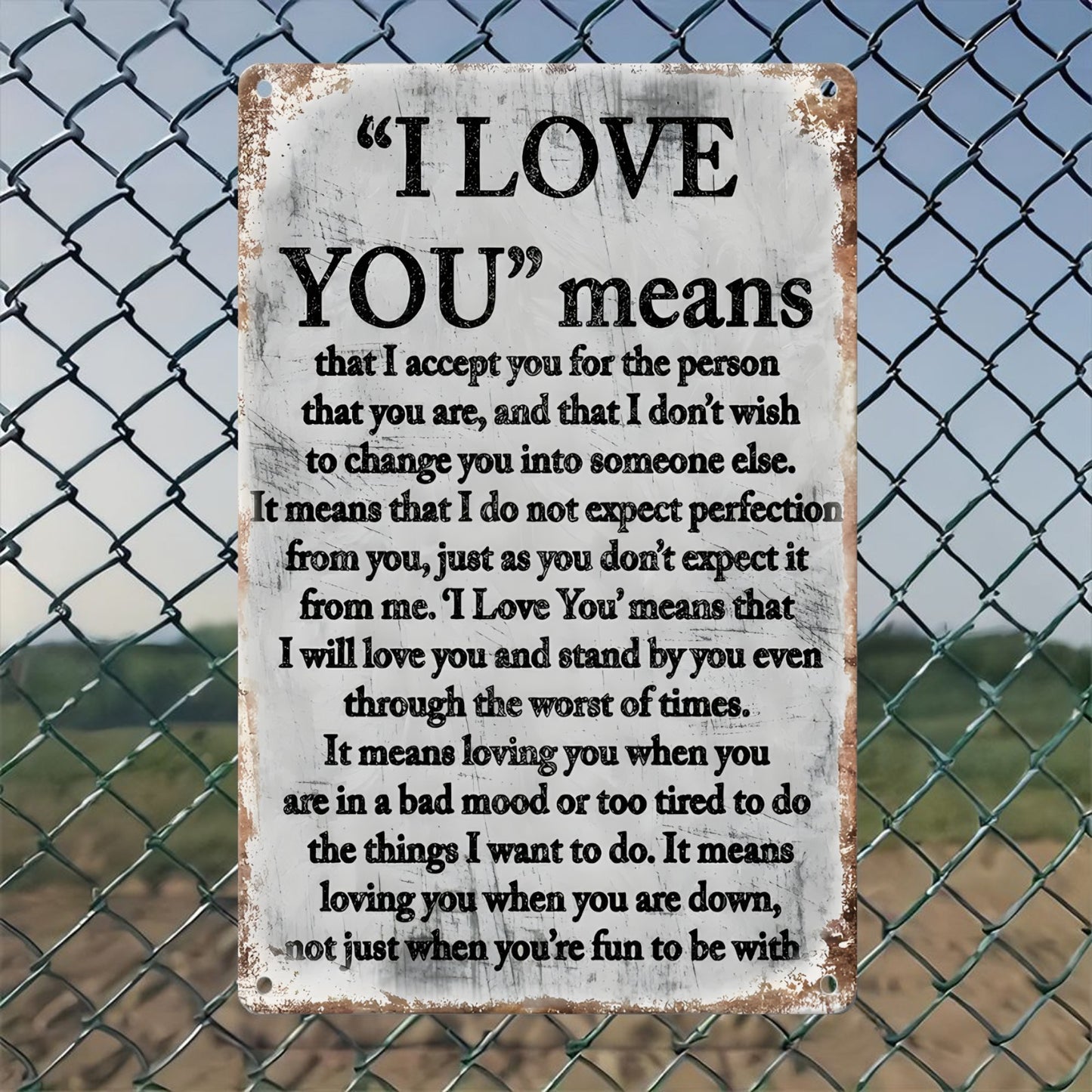 8" x 12" vintage style metal tin sign, durable, wear-resistant and rust-resistant, suitable for porch, garage, home, bar, club, farm, garden decoration, perfect gift