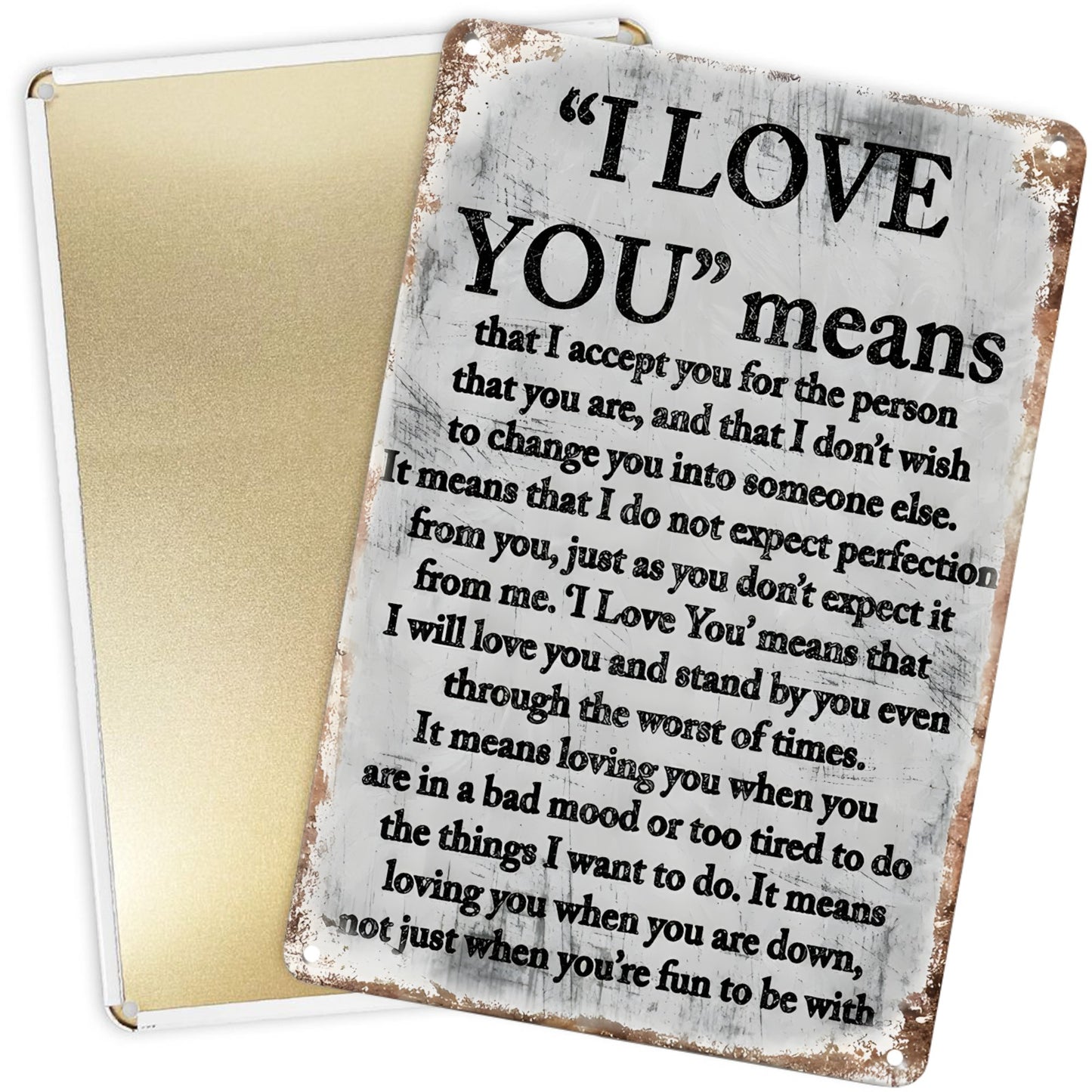 8" x 12" vintage style metal tin sign, durable, wear-resistant and rust-resistant, suitable for porch, garage, home, bar, club, farm, garden decoration, perfect gift