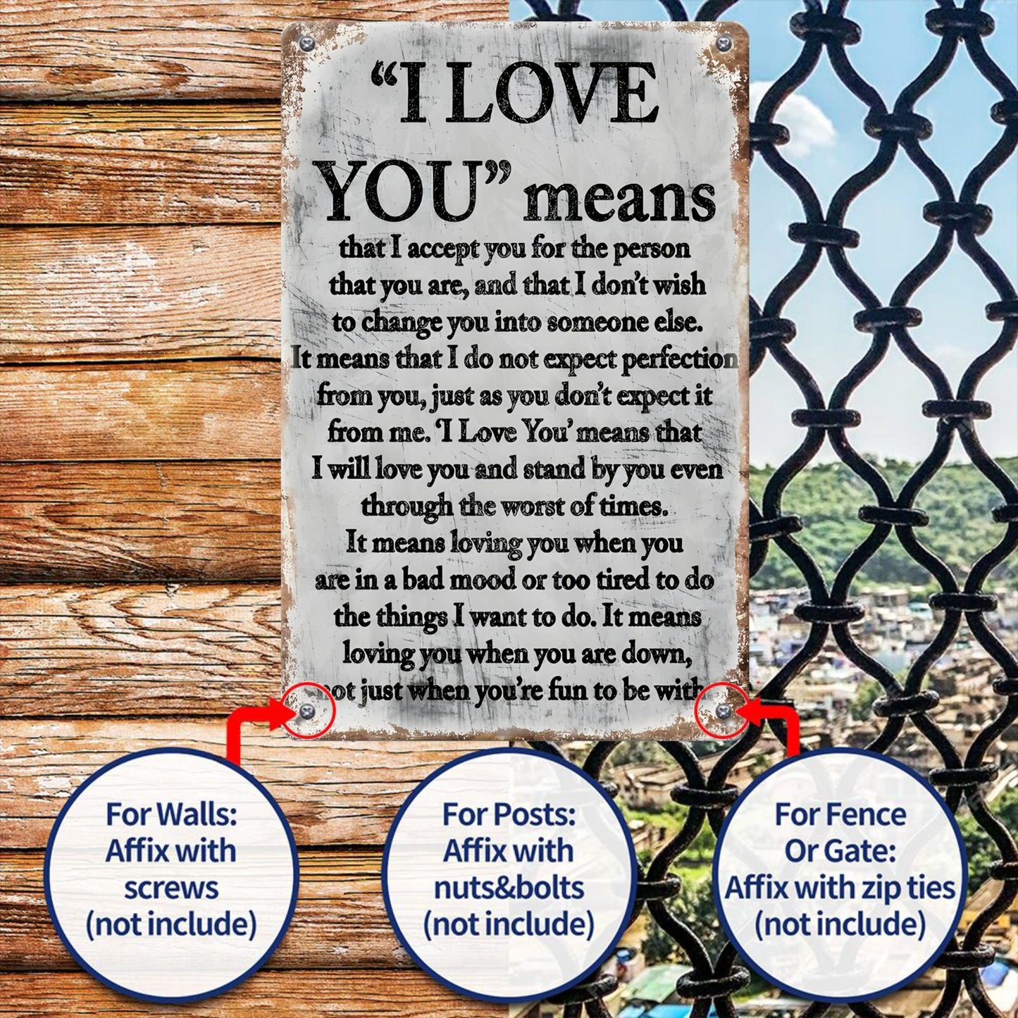 8" x 12" vintage style metal tin sign, durable, wear-resistant and rust-resistant, suitable for porch, garage, home, bar, club, farm, garden decoration, perfect gift